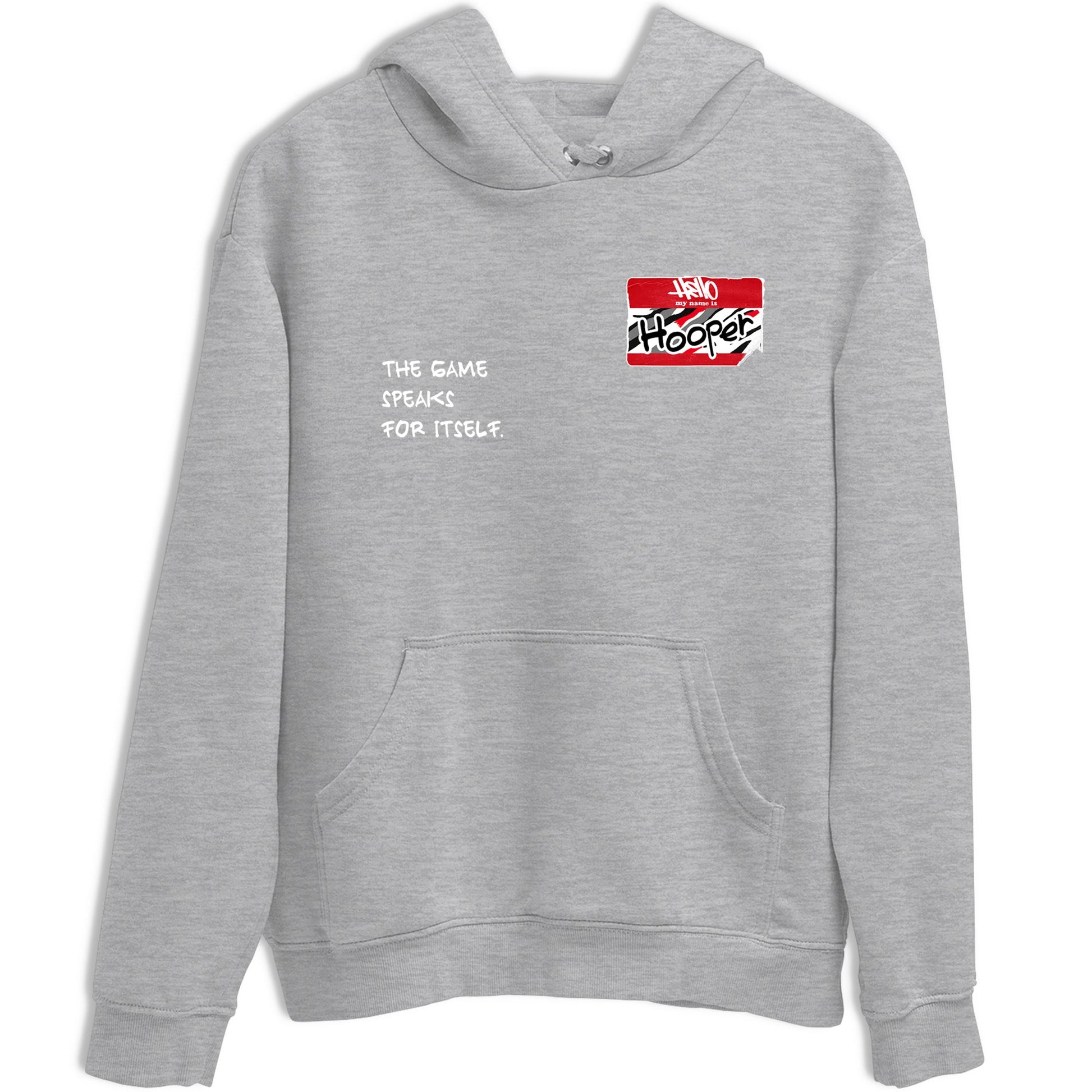 Sneaker Threads – Basketball Graphic T shirt Air Jordan 8 Bunny – Hooper Badge Graphic Tee Heather Grey 2. Perfect for Jordan releases 2025 colorways.