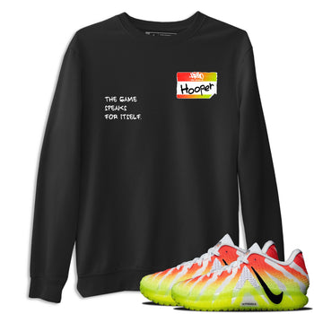 Sneaker Threads – Sneaker Tees To Match Nike JA 3 Under The Christmas Tree – Hooper Badge Graphic Tee Black 1. Perfect for Jordan releases 2025 colorways. Perfect for Ja Morant sneaker releases and Christmas 2025 colorways.