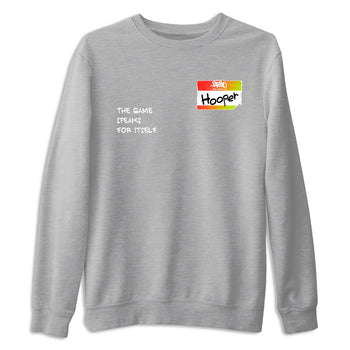 Sneaker Threads – Sneaker Tees To Match Nike JA 3 Under The Christmas Tree – Hooper Badge Graphic Tee Heather Grey 2. Perfect for Jordan releases 2025 colorways. Perfect for Ja Morant sneaker releases and Christmas 2025 colorways.