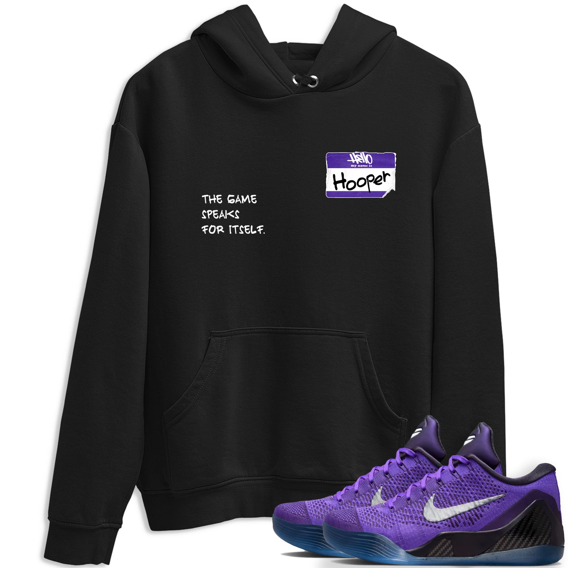 Sneaker Threads – Sneaker Tees To Match Nike KB 9 Hyper Grape – Hooper Badge Graphic Tee Black 1. Perfect for Jordan releases 2025 colorways. Perfect for purple basketball sneaker releases and legacy-inspired colorways for 2025 hoopers.