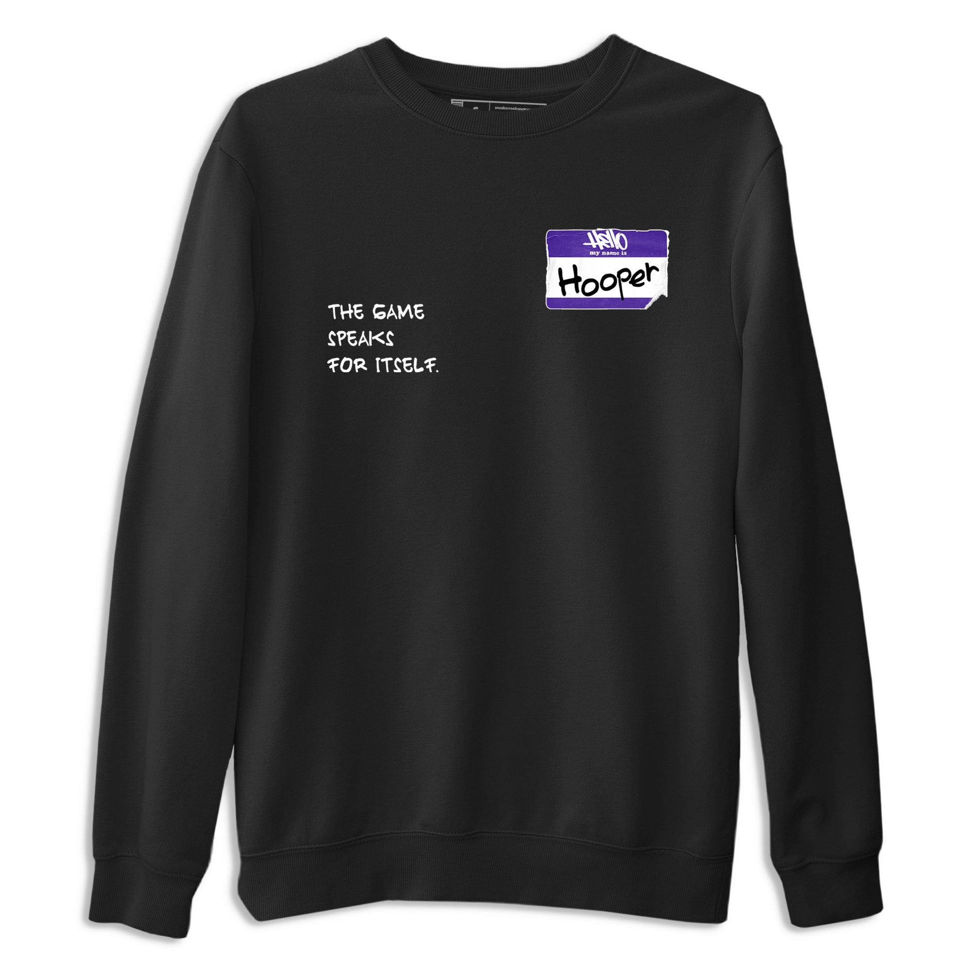Sneaker Threads – Sneaker Tees To Match Nike KB 9 Hyper Grape – Hooper Badge Graphic Tee Black 2. Perfect for Jordan releases 2025 colorways. Perfect for purple basketball sneaker releases and legacy-inspired colorways for 2025 hoopers.