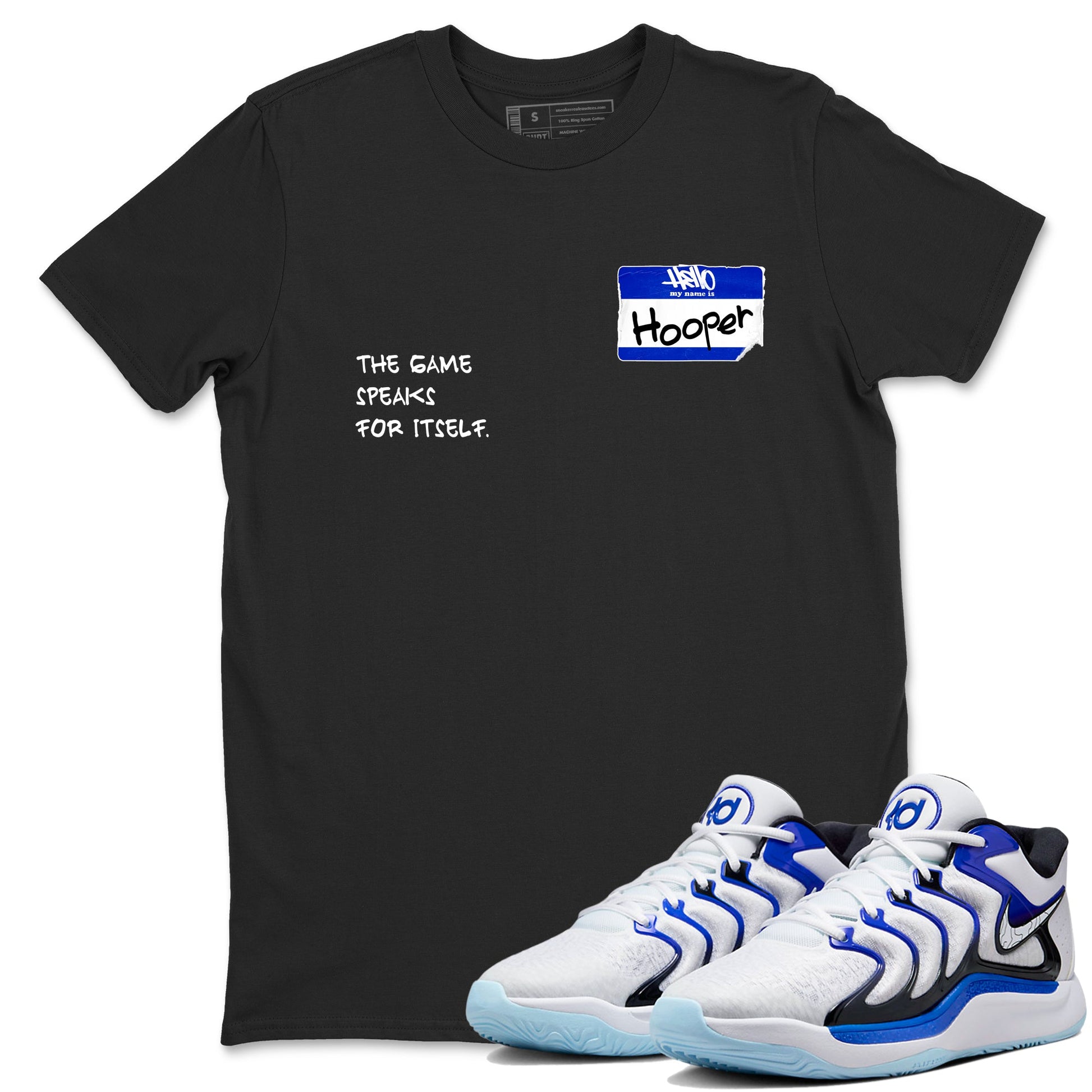 Sneaker Threads – Sneaker Tees To Match Nike KD 17 Penny – Hooper Badge Graphic Tee Black 1. Perfect for Jordan releases 2025 colorways. Perfect for Kevin Durant basketball sneaker releases and retro Penny-inspired 2025 colorways.