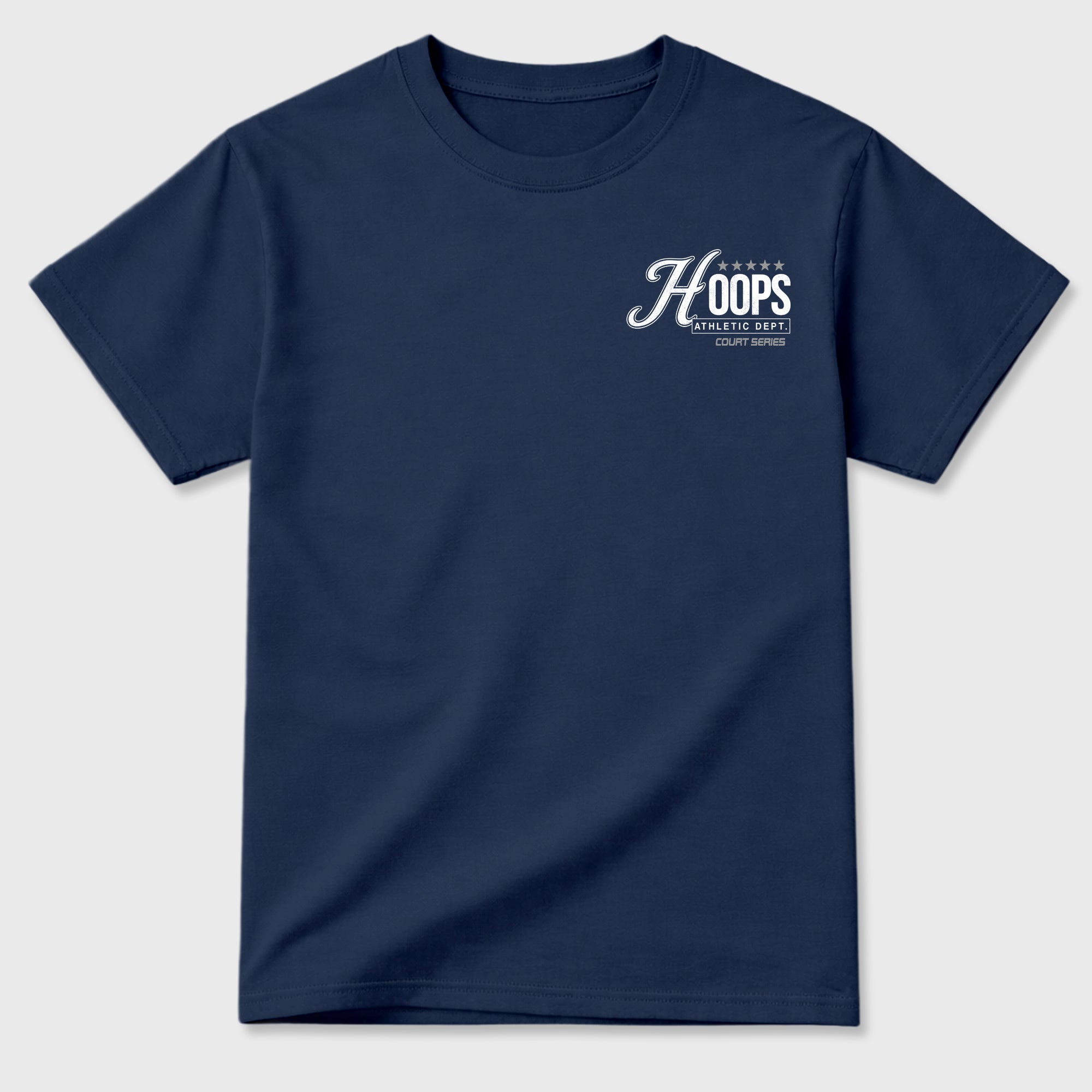Hoops Graphic T-Shirt featuring original streetwear artwork designed to match the . Navy Graphic T-Shirt.
