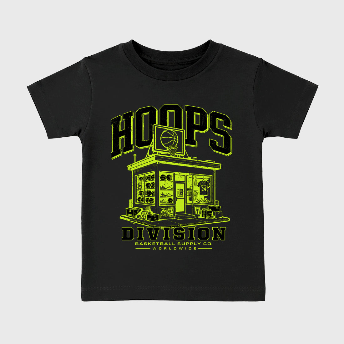 Sneaker match tees – Sneaker Tees To Match Air Foamposite Pro Black Shoes – Hoops Division Store Kids T-Shirt Black 2