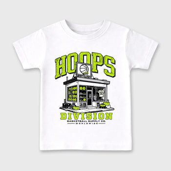 Sneaker match tees – Sneaker Tees To Match Air Foamposite Pro Black Shoes – Hoops Division Store Kids T-Shirt White 2