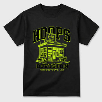 Sneaker match tees – Sneaker Tees To Match Air Foamposite Pro Black Shoes – Hoops Division Store Tee Black 2