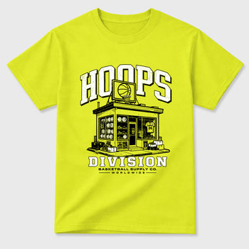 Sneaker match tees – Sneaker Tees To Match Air Foamposite Pro Black Shoes – Hoops Division Store Tee Safety Green 2