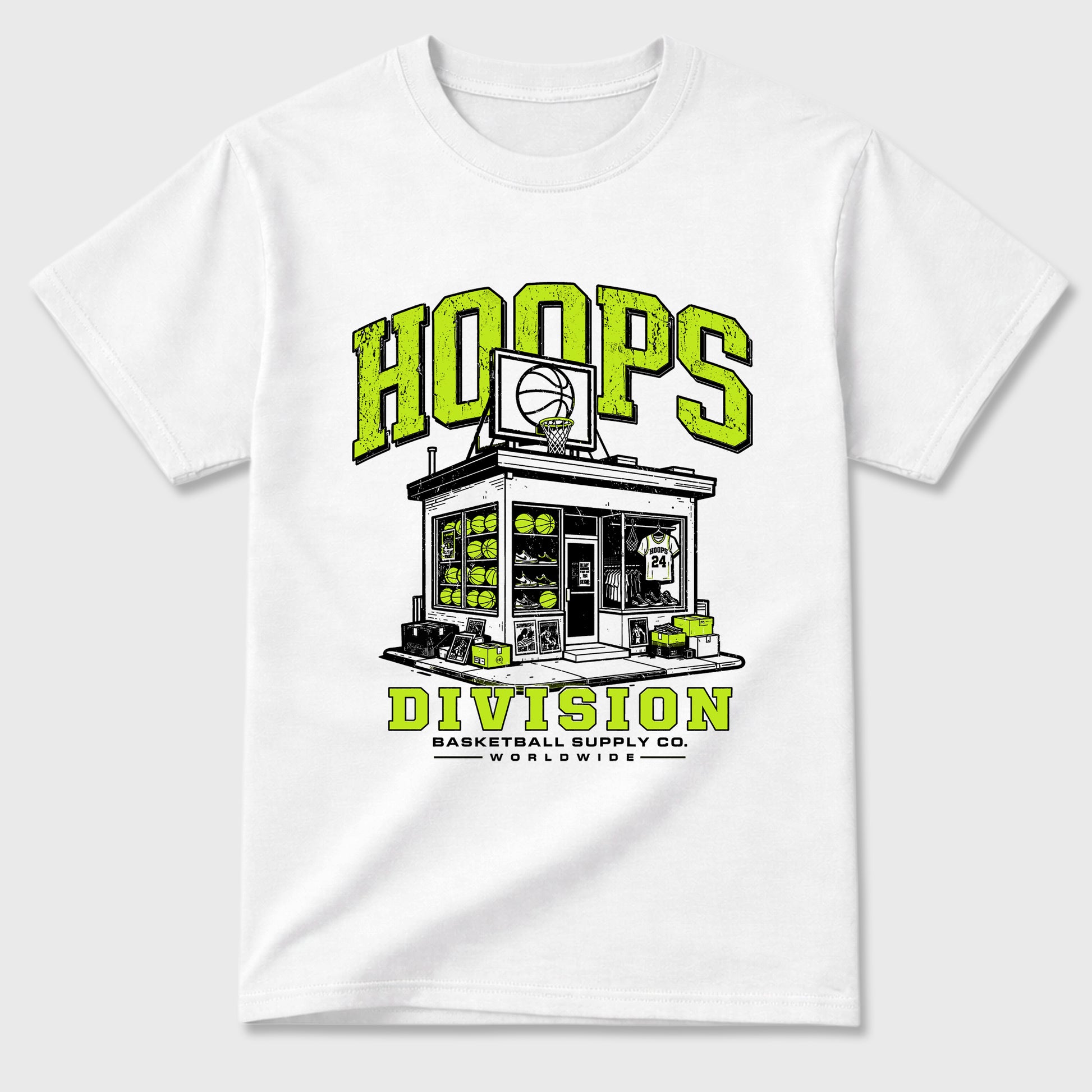 Sneaker match tees – Sneaker Tees To Match Air Foamposite Pro Black Shoes – Hoops Division Store Tee White 2