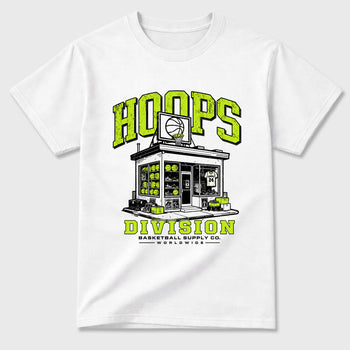 Sneaker match tees – Sneaker Tees To Match Air Foamposite Pro Black Shoes – Hoops Division Store Tee White 2