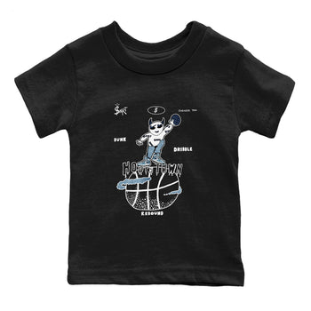 1s Denim shirts to match jordans Hoops Town sneaker match tees Air Jordan 1 Denim SNRT Sneaker Tees streetwear brand Baby and Youth Black 2 cotton tee