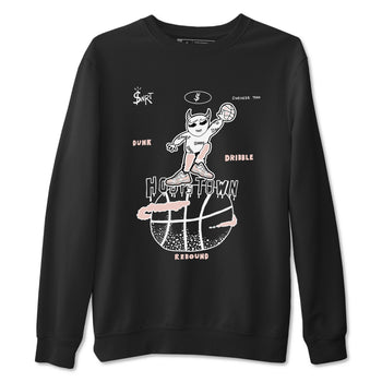 AJ11 Legend Pink shirts to match jordans Hoops Town sneaker match tees Air Jordan 11 Legend Pink SNRT Sneaker Tees streetwear brand Black 2 unisex cotton tee