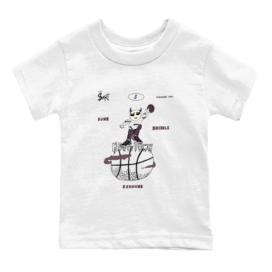 AJ3 A Ma Maniere x Black shirts to match jordans Hoops Town sneaker match tees A Ma Maniere x Air Jordan 3 “Black” SNRT Sneaker Tees streetwear brand Baby and Youth White 2 cotton tee