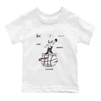 AJ3 A Ma Maniere x Black shirts to match jordans Hoops Town sneaker match tees A Ma Maniere x Air Jordan 3 “Black” SNRT Sneaker Tees streetwear brand Baby and Youth White 2 cotton tee