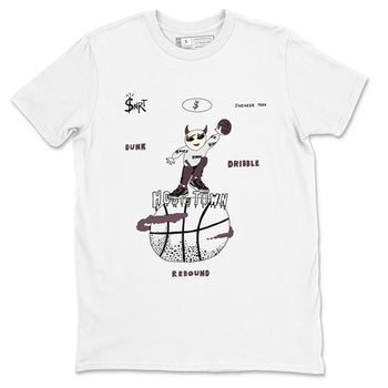 AJ3 A Ma Maniere x Black shirts to match jordans Hoops Town sneaker match tees A Ma Maniere x Air Jordan 3 “Black” SNRT Sneaker Tees streetwear brand White 2 unisex cotton tee