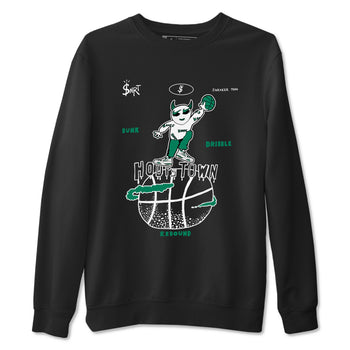 4s Oxidized Green shirts to match jordans Hoops Town sneaker match tees Air Jordan 4 Oxidized Green SNRT Sneaker Tees streetwear brand Black 2 unisex cotton tee