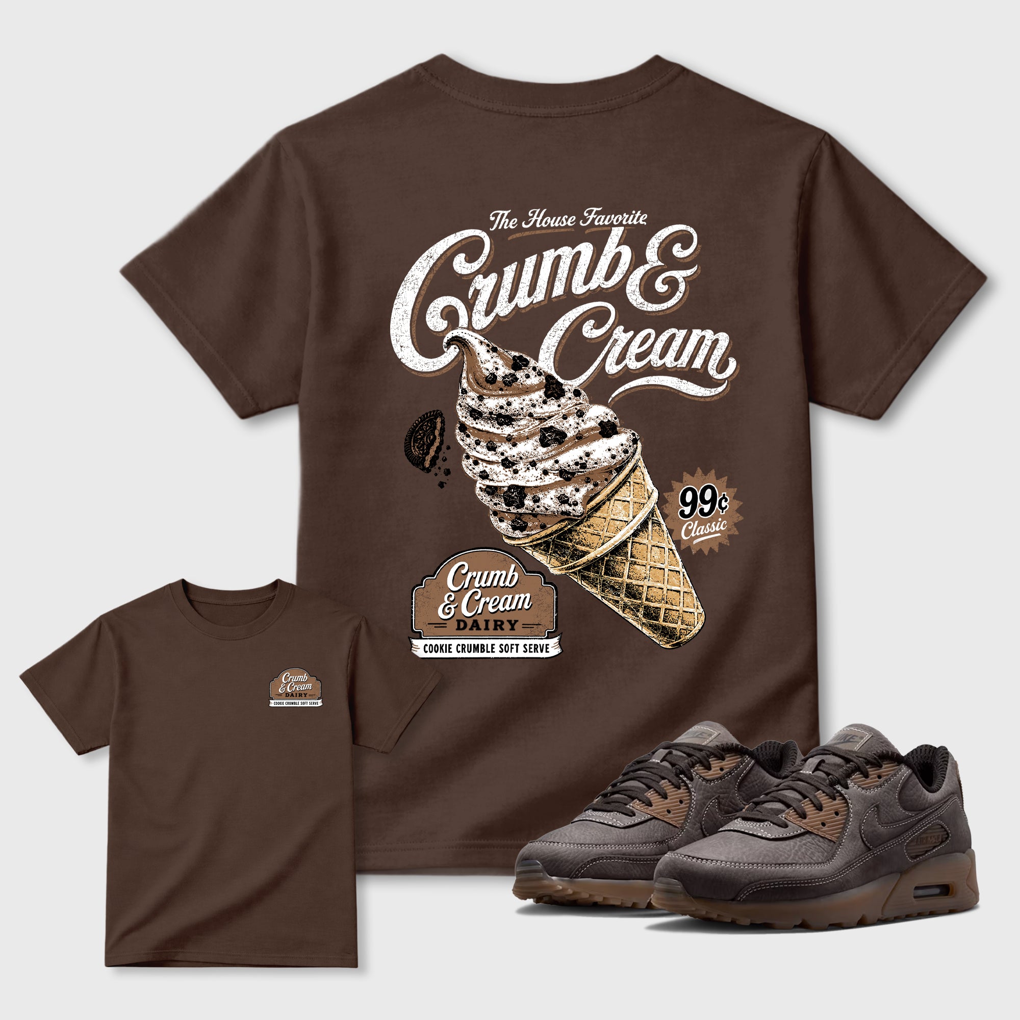 House Favorite Graphic T-Shirt featuring original streetwear artwork designed to match the . Dark Chocolate Graphic T-Shirt.