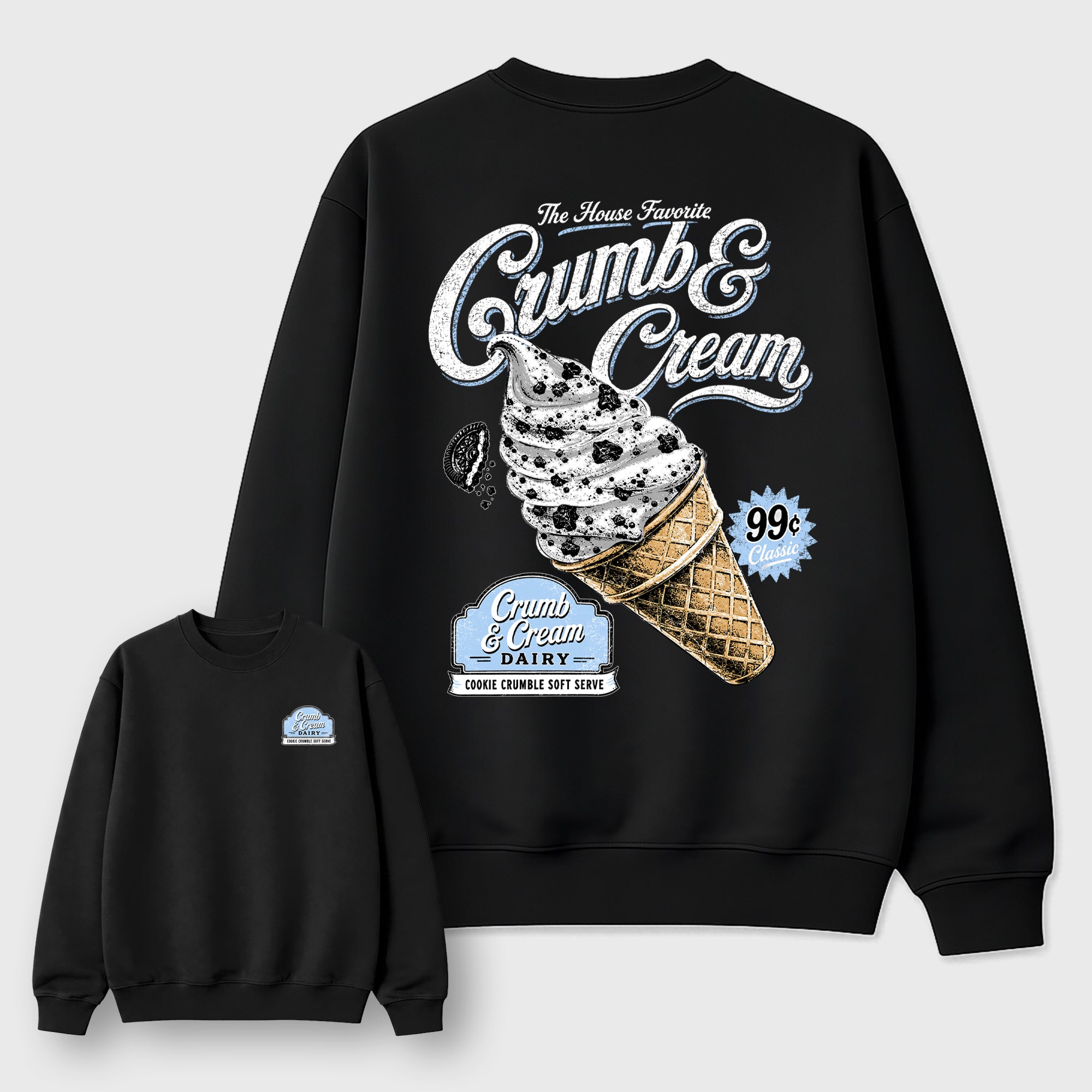 House Favorite Graphic T-Shirt featuring original streetwear artwork designed to match the Air Jordan 6 Cookie and Cream. Black Graphic Tee.