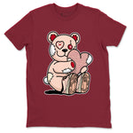 3s Valentines Day shirts to match jordans Hugging Bear best t shirts to wear with jordans Air Jordan 3 Valentines Day match shoes to clothes SNRT Sneaker Tees unisex cotton Cardinal 2 shirts