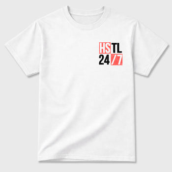 Hustle 247 sneaker match t-shirt styled to complete your fit with the Air Max 90 Infrared sneakers, double side graphic tee.