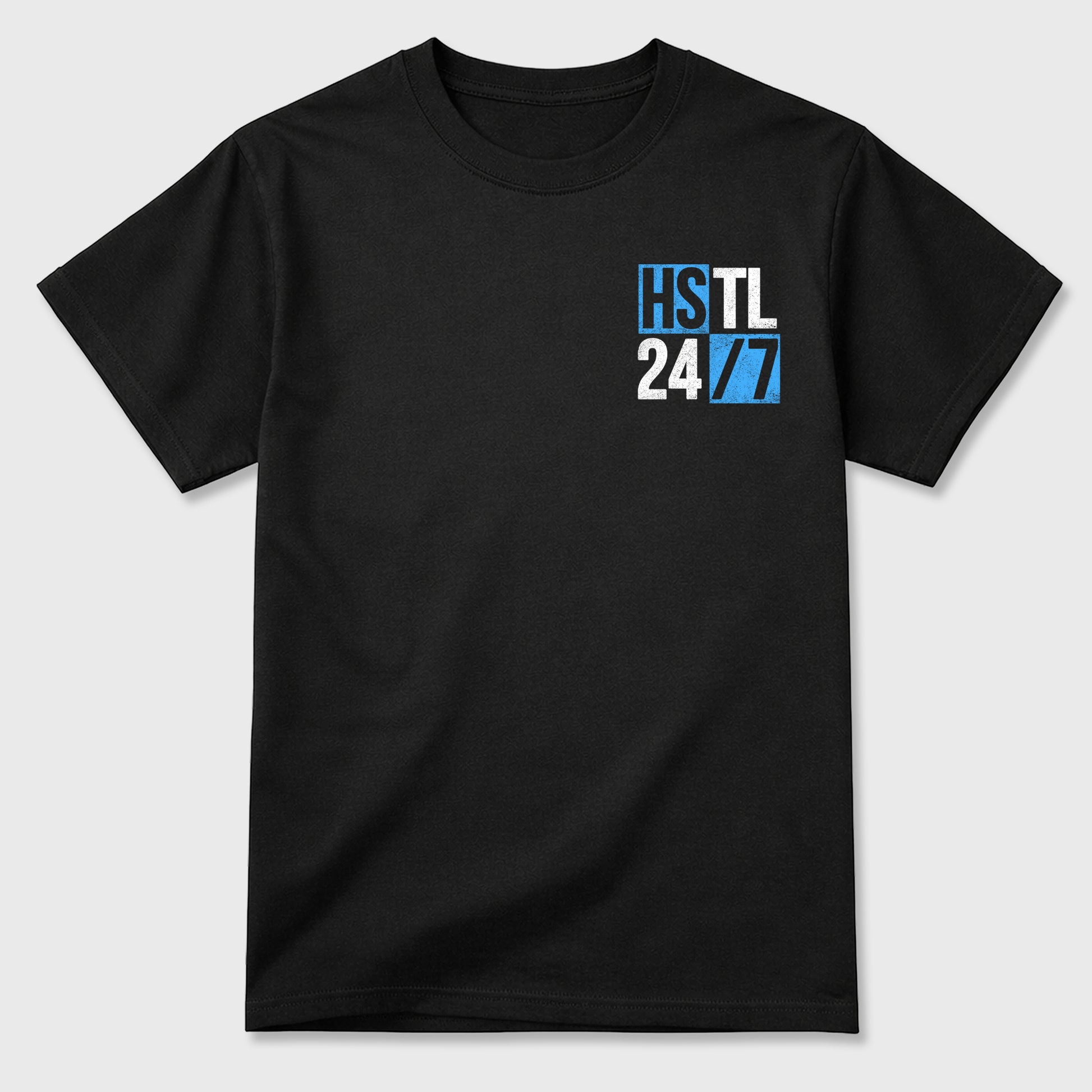 Hustle 247 sneaker match t-shirt styled to complete your fit with the sneakers, shown in Black.