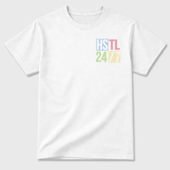 Hustle 247 sneaker match t-shirt styled to complete your fit with the sneakers, shown in White.