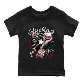 11s Bred shirts to match jordans Hustle and Flow sneaker match tees Air Jordan 11 Retro Bred match shoes to clothes SNRT Sneaker Tees Youth Baby Black 2 tee