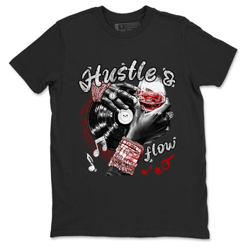 11s Bred shirts to match jordans Hustle and Flow sneaker match tees Air Jordan 11 Retro Bred match shoes to clothes SNRT Sneaker Tees unisex cotton Black 2 shirts