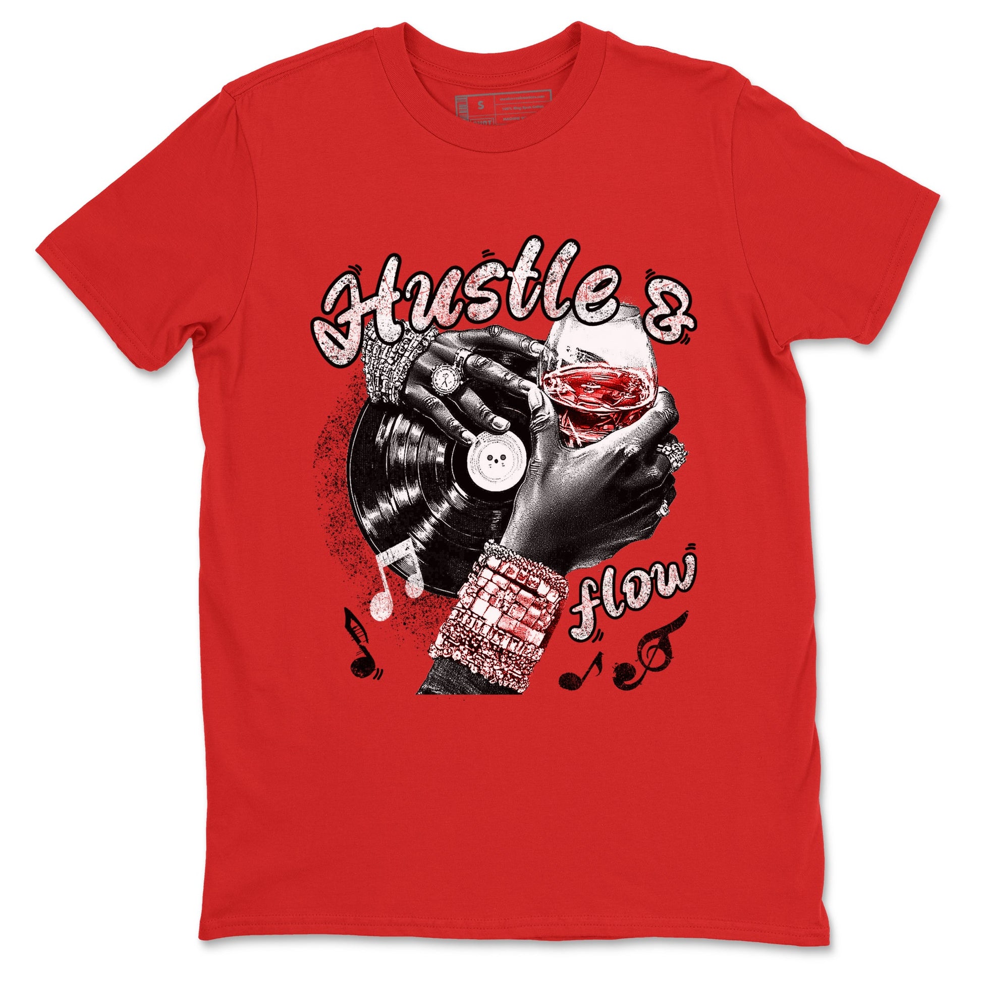 11s Bred shirts to match jordans Hustle and Flow sneaker match tees Air Jordan 11 Retro Bred match shoes to clothes SNRT Sneaker Tees unisex cotton Red 2 shirts