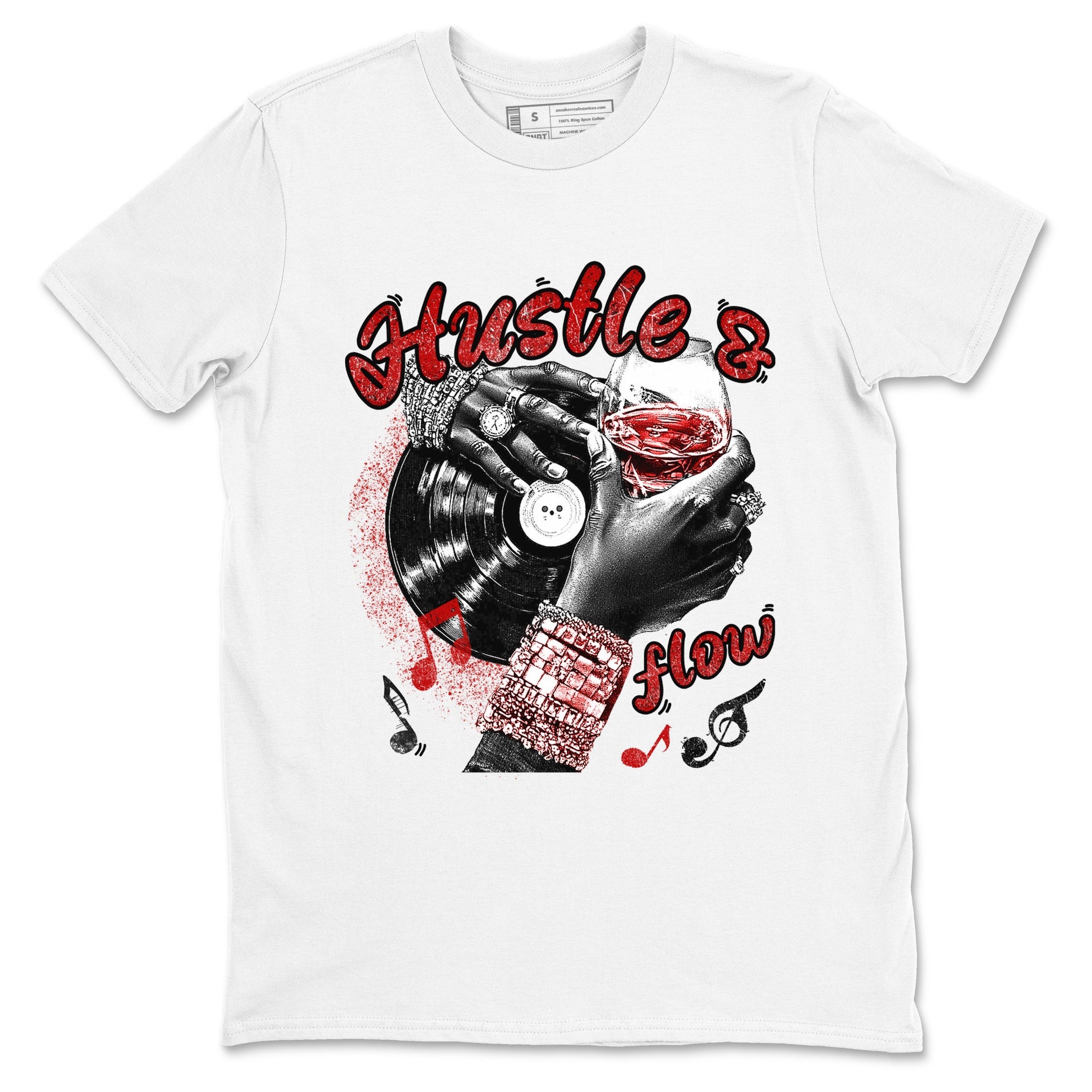 11s Bred shirts to match jordans Hustle and Flow sneaker match tees Air Jordan 11 Retro Bred match shoes to clothes SNRT Sneaker Tees unisex cotton White 2 shirts