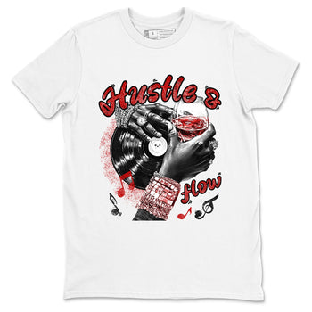11s Bred shirts to match jordans Hustle and Flow sneaker match tees Air Jordan 11 Retro Bred match shoes to clothes SNRT Sneaker Tees unisex cotton White 2 shirts