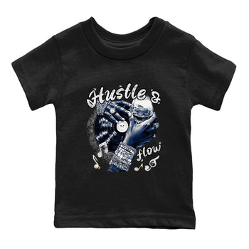 3s For The Love to match jordans Hustle and Flow sneaker match tees A Ma Maniere For The Love match shoes to clothes SNRT Sneaker Tees Youth Baby Black 2 tee