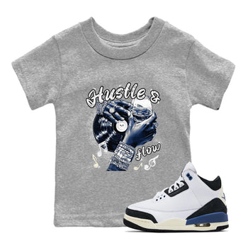 3s For The Love to match jordans Hustle and Flow sneaker match tees A Ma Maniere For The Love match shoes to clothes SNRT Sneaker Tees Youth Baby Heather Grey 1 tee