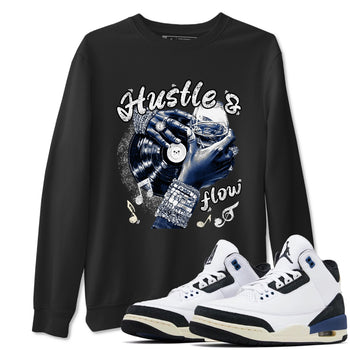 3s For The Love to match jordans Hustle and Flow sneaker match tees A Ma Maniere For The Love match shoes to clothes SNRT Sneaker Tees unisex cotton Black 1 shirts