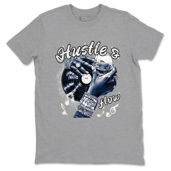 3s For The Love to match jordans Hustle and Flow sneaker match tees A Ma Maniere For The Love match shoes to clothes SNRT Sneaker Tees unisex cotton Heather Grey 2 shirts