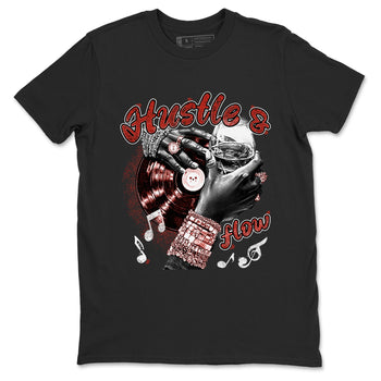 4s Brick By Brick best t shirts to wear with jordans Hustle and Flow sneaker match tees Nigel Sylvester x Air Jordan 4 Brick by Brick match shoes to clothes SNRT Sneaker Tees unisex cotton Black 2 shirts
