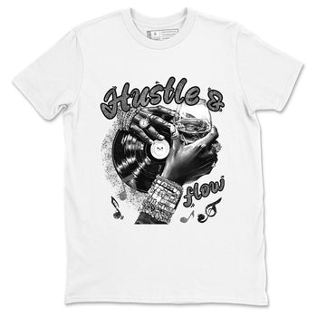 9s Cool Grey best t shirts to wear with jordans Hustle and Flow sneaker match tees Air Jordan 9 Retro Cool Grey match shoes to clothes SNRT Sneaker Tees unisex cotton White 2 shirts