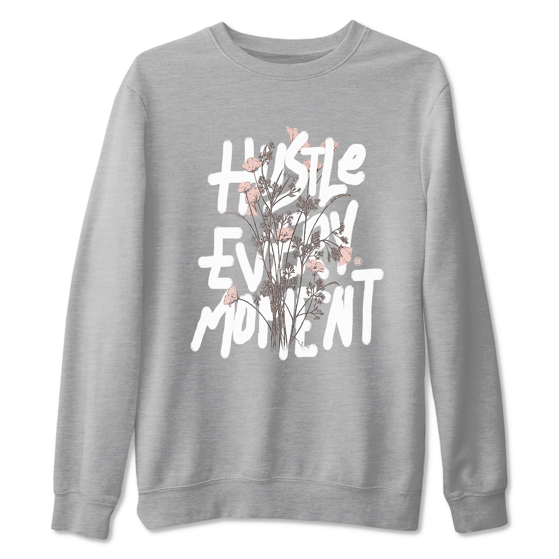 11s Legend Pink shirts to match jordans Hustle Every Moment sneaker match tees Air Jordan 11 WMNS Legend Pink SNRT Sneaker Tees streetwear brand Heather Grey 2 unisex cotton tee