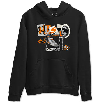 3s Georgia Peach shirt to match jordans Hustle For The New Kicks sneaker tees Air Jordan 3 Georgia Peach SNRT Sneaker Release Tees unisex cotton Black 2 crew neck shirt