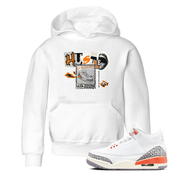 3s Georgia Peach shirt to match jordans Hustle For The New Kicks sneaker tees Air Jordan 3 Georgia Peach SNRT sneaker release tees baby toddler White 1 cotton Shirt