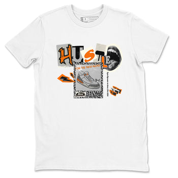 3s Georgia Peach shirt to match jordans Hustle For The New Kicks sneaker tees Air Jordan 3 Georgia Peach SNRT Sneaker Release Tees unisex cotton White 2 crew neck shirt