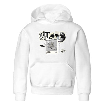 AJ5 Sail shirt to match jordans Hustle For The New Kicks sneaker tees Air Jordan 5 Sail SNRT sneaker release tees baby toddler White 2 cotton Shirt