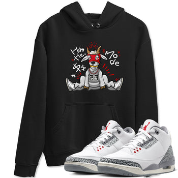 Jordan 3 Retro Cement Grey shirts to match jordans Hustle Goat sneaker match tees 3 Cement Grey SNRT Sneaker Release Tees unisex cotton Black 1 crew neck shirts