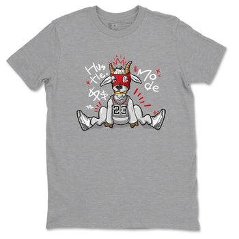 Jordan 3 Retro Cement Grey shirts to match jordans Hustle Goat sneaker match tees 3 Cement Grey SNRT Sneaker Release Tees unisex cotton Heather Grey 2 crew neck shirts