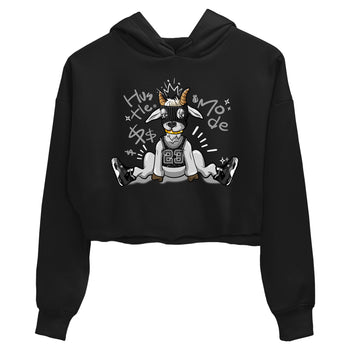 4s Fear shirts to match jordans Hustle Goat sneaker match tees Air Jordan 4 Retro Fear match shoes to clothes SNRT Sneaker Tees unisex cotton Black 2 crop tee