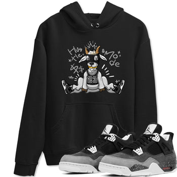 4s Fear shirts to match jordans Hustle Goat sneaker match tees Air Jordan 4 Retro Fear match shoes to clothes SNRT Sneaker Tees unisex cotton Black 1 shirts