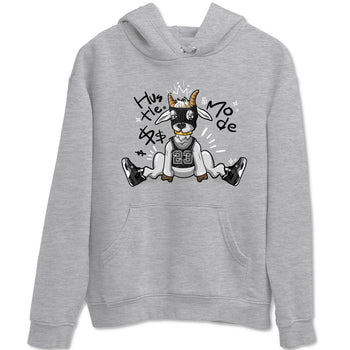 4s Fear shirts to match jordans Hustle Goat sneaker match tees Air Jordan 4 Retro Fear match shoes to clothes SNRT Sneaker Tees unisex cotton Heather Grey 2 shirts