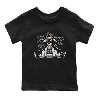 4s Fear shirts to match jordans Hustle Goat sneaker match tees Air Jordan 4 Retro Fear match shoes to clothes SNRT Sneaker Tees Youth Baby Black 2 tee