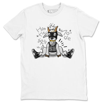 4s Fear shirts to match jordans Hustle Goat sneaker match tees Air Jordan 4 Retro Fear match shoes to clothes SNRT Sneaker Tees unisex cotton White 2 shirts