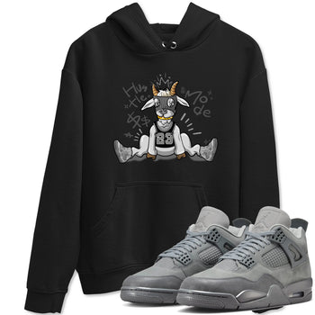 4s Wet Cement shirts to match jordans Hustle Goat sneaker match tees Air Jordan 4 Wet Cement SNRT Sneaker Release Tees unisex cotton Black 1 crew neck shirts