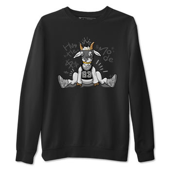 4s Wet Cement shirts to match jordans Hustle Goat sneaker match tees Air Jordan 4 Wet Cement SNRT Sneaker Release Tees unisex cotton Black 2 crew neck shirts